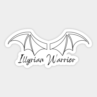 Illyrian Warrior Sticker